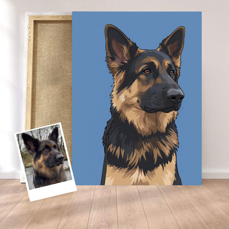 Portrait animaux Pop-art
